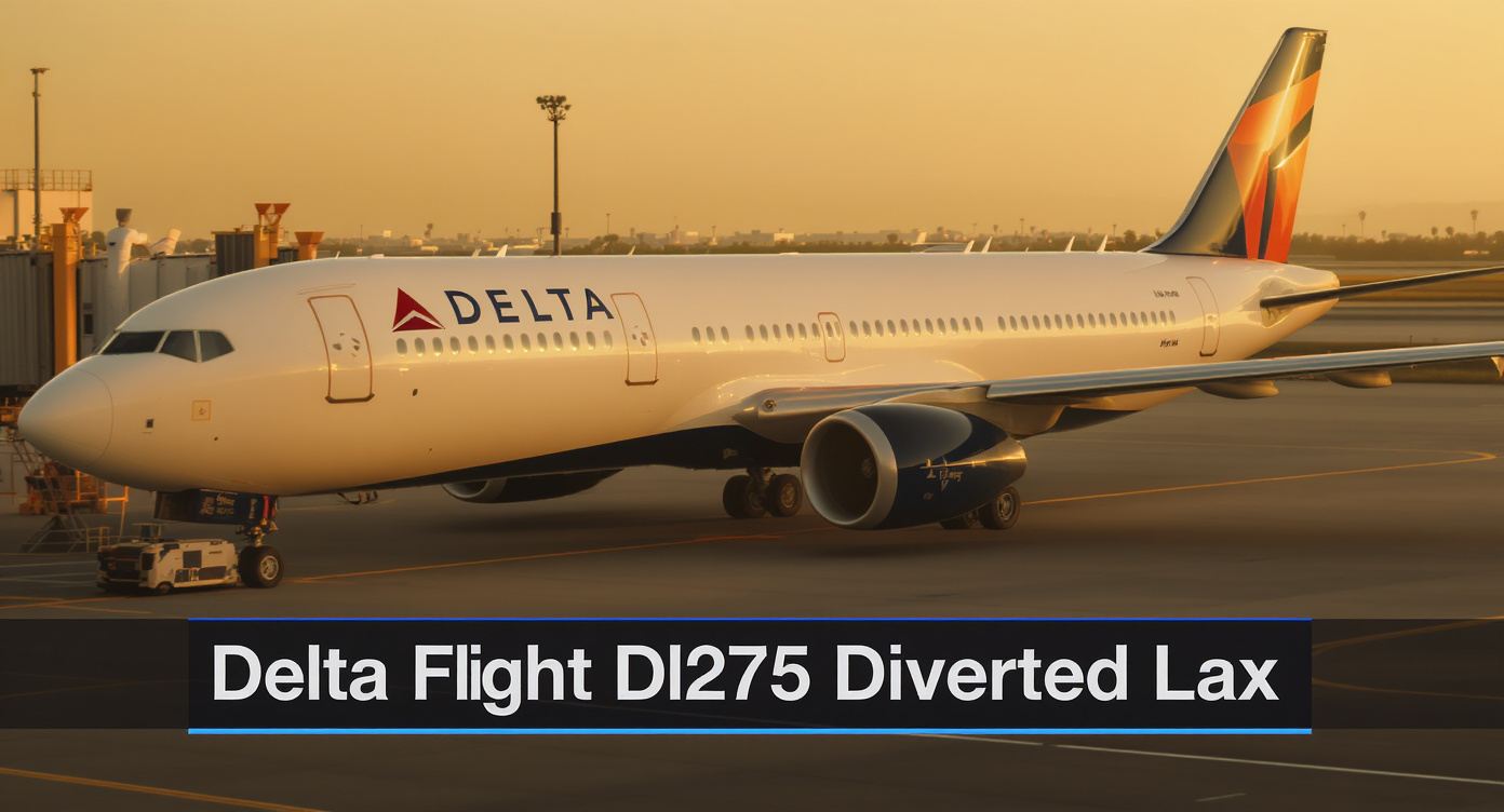 Delta DL275 Flight Diverted to LAX