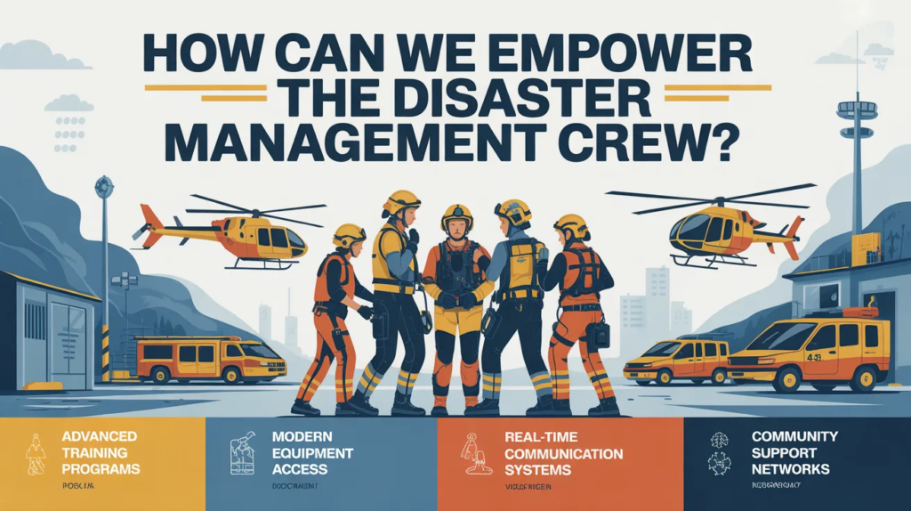 How Can We Empower the Disaster Management Crew?